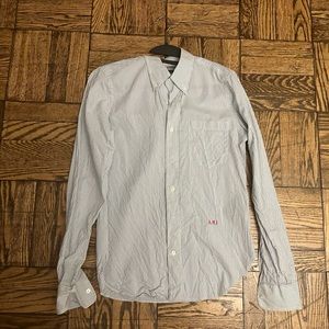 AMI long sleeve button down shirt 38 (Size small)